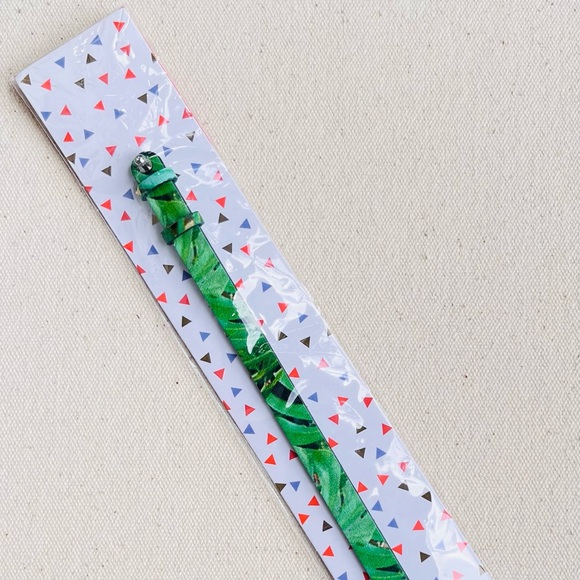 *Green Palm Band* Bracelet KEEP COLLECTIVE Retired for Charms - Picture 1 of 3